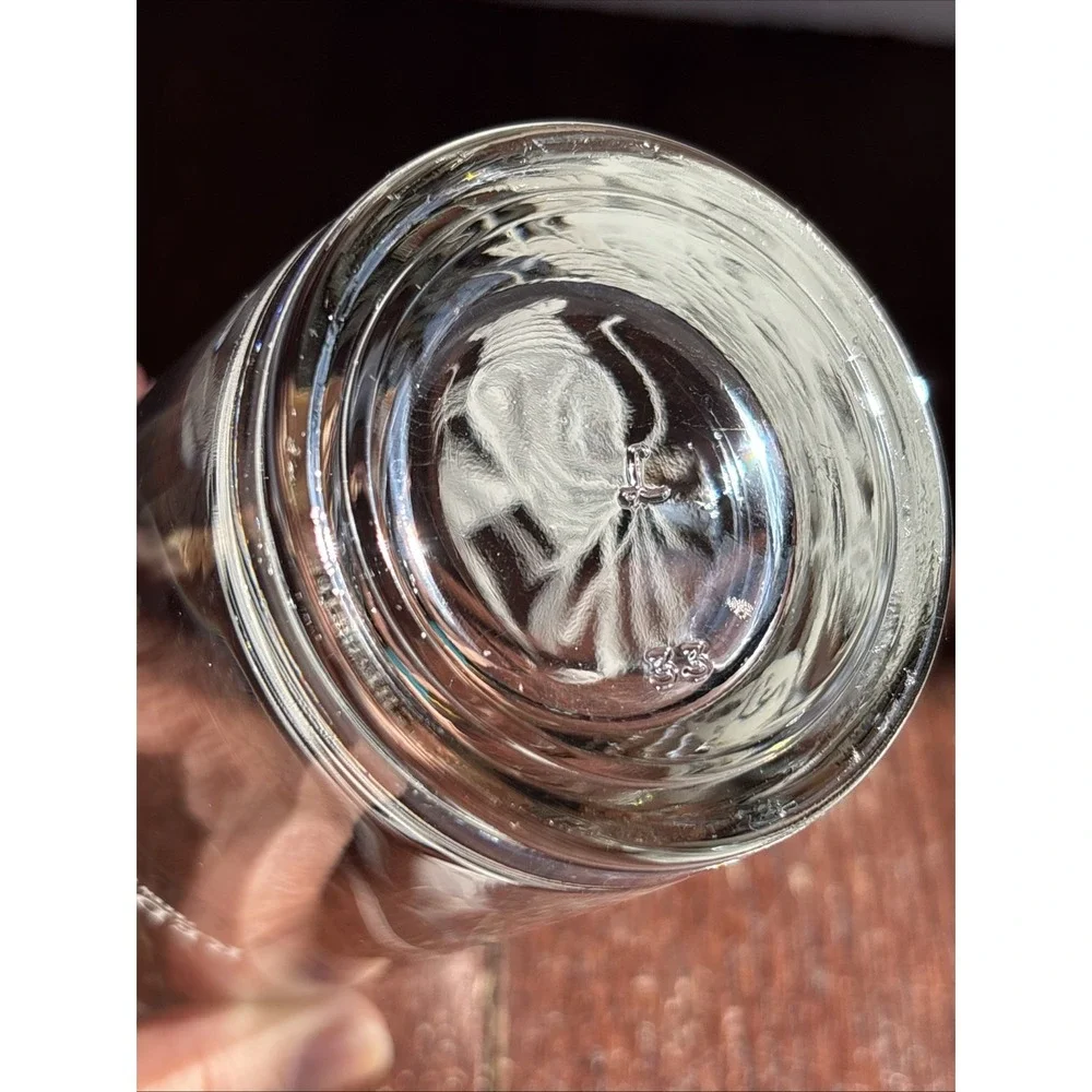 Red Lobster Restaurant Etched 16 Oz Drink Glass Seafood‎